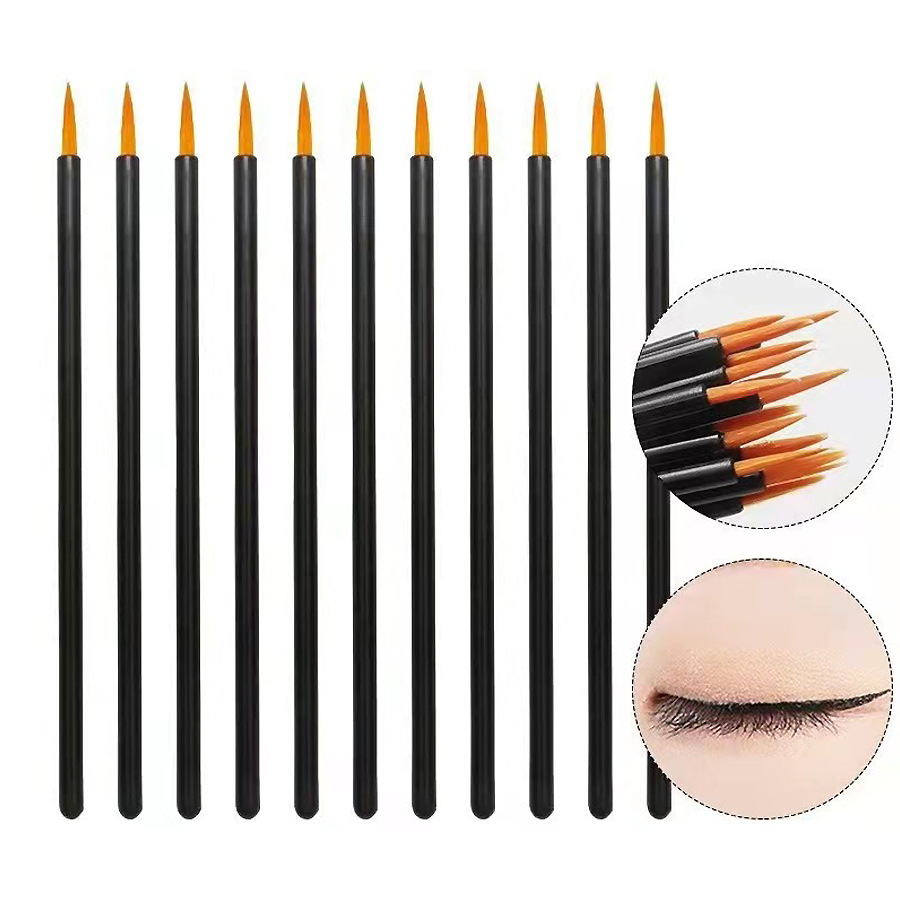 Eyelash Extension Eyelash - 50/100pcs Professional Disposable Eyeliner Brush Eye