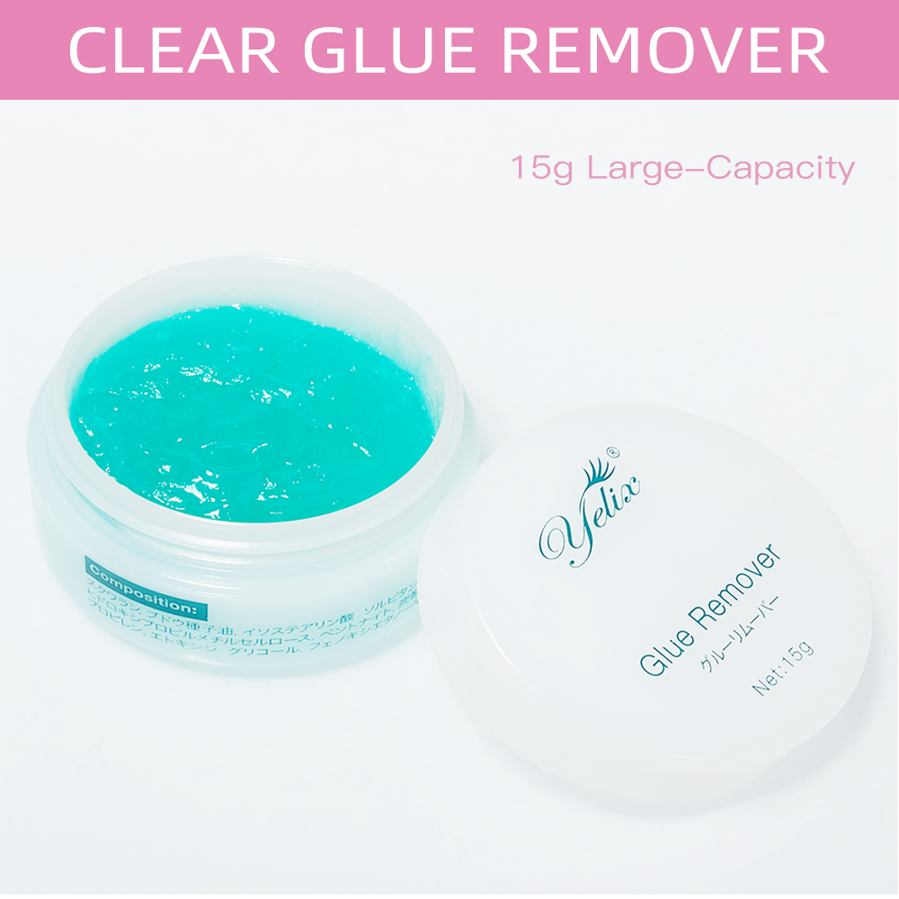 Eyelash Extension Remover Gel - Yelix Lash Glue Remover Professional False