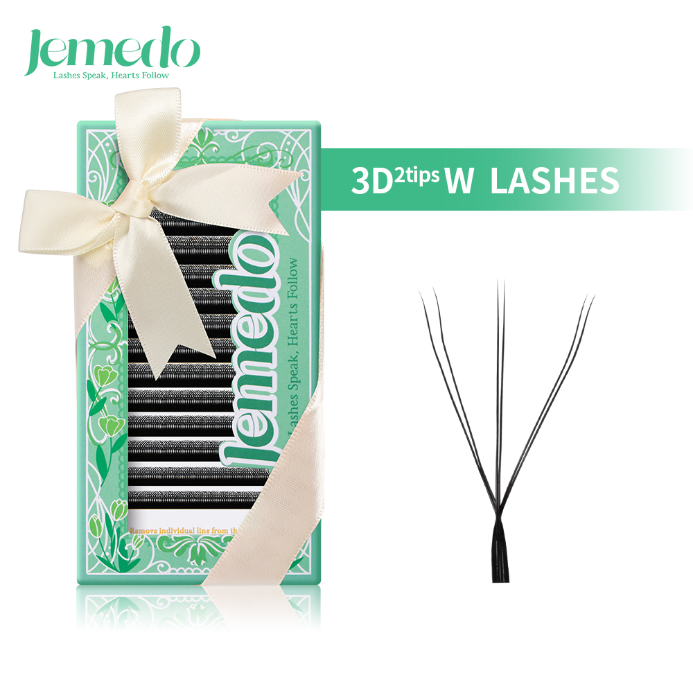 Eyelash Extension Double Volume - JEMEDO Double Tips 3DW Eyelash Extension
