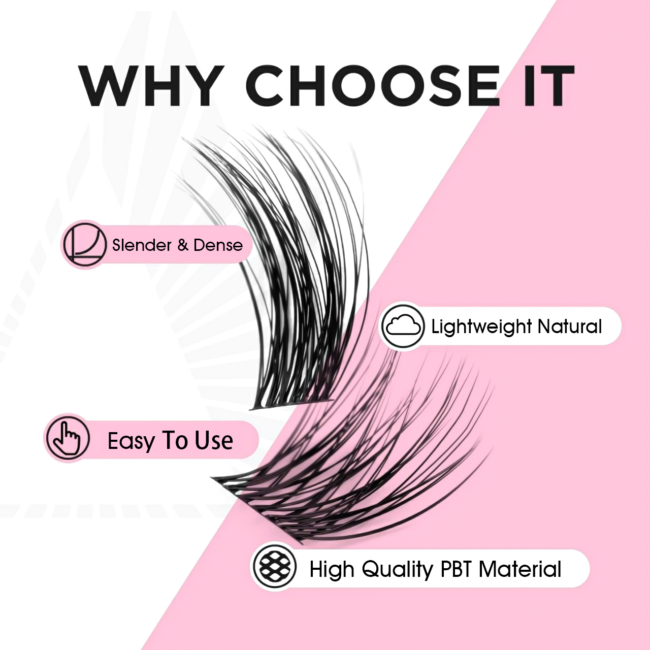 YUANZHIJIE 36PCS Cluster Cat E - Eyelash Extension Cat Eye Wispy recensie en prijs