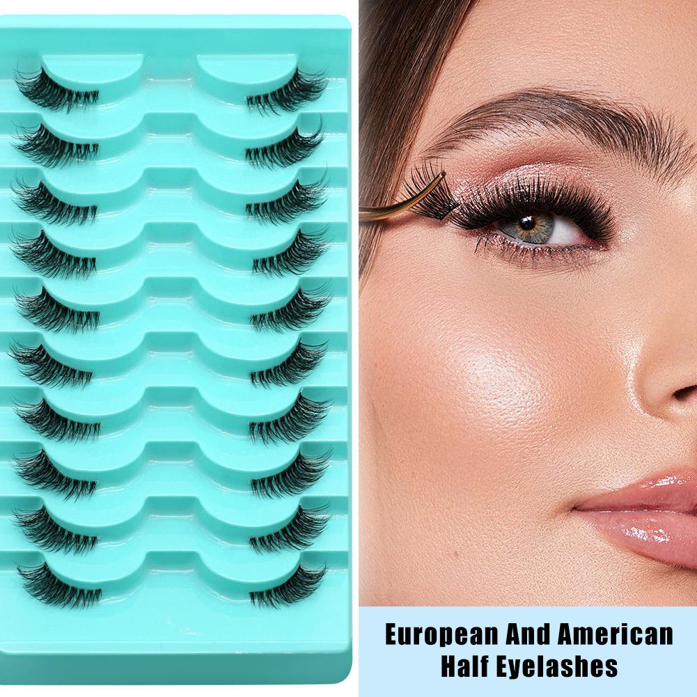 Half Lashes 10 Pairs Natural L - Eyelash Extension Cat Eye Wispy recensie en prijs