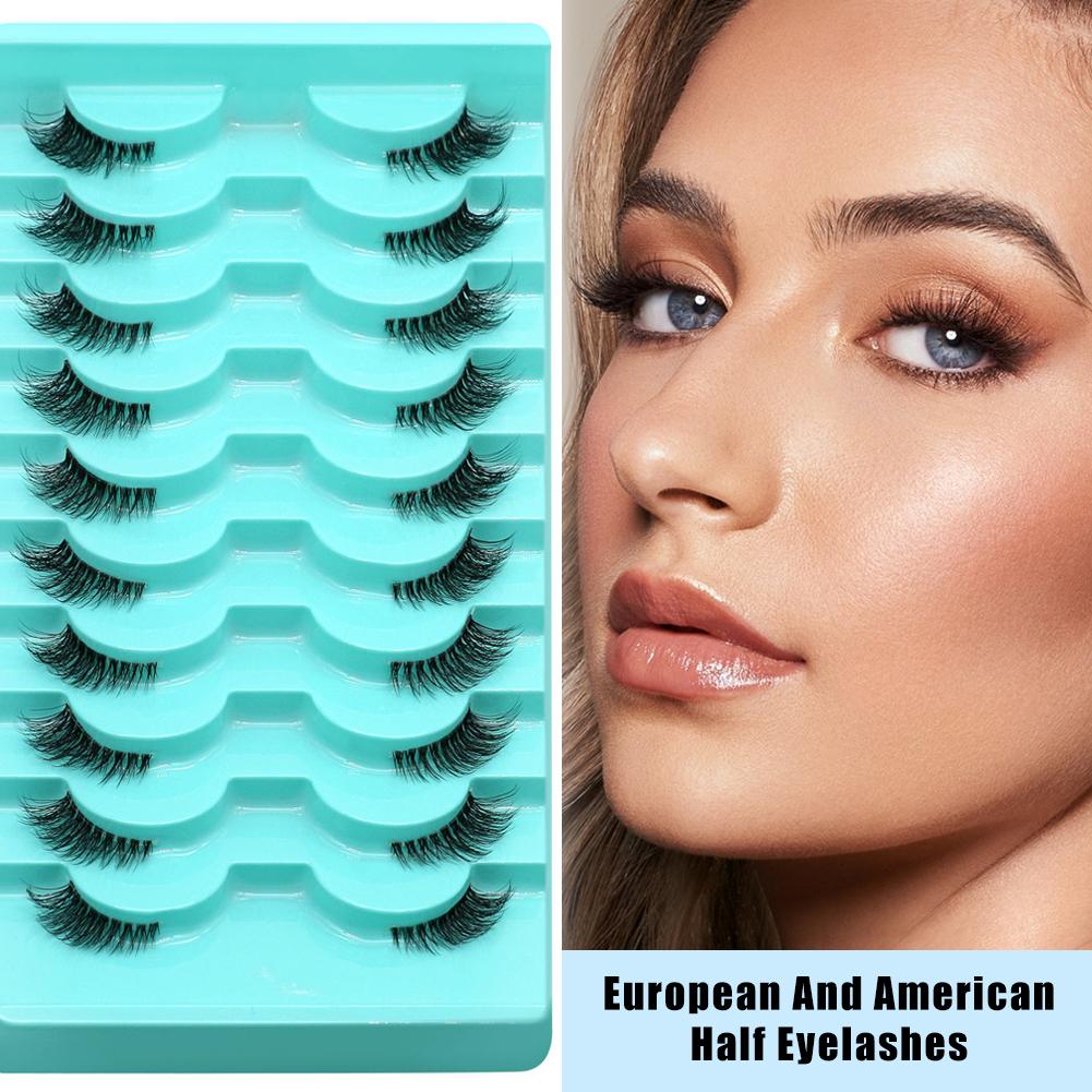 Half Lashes 10 Pairs Natural L - Eyelash Extension Cat Eye Wispy recensie en prijs
