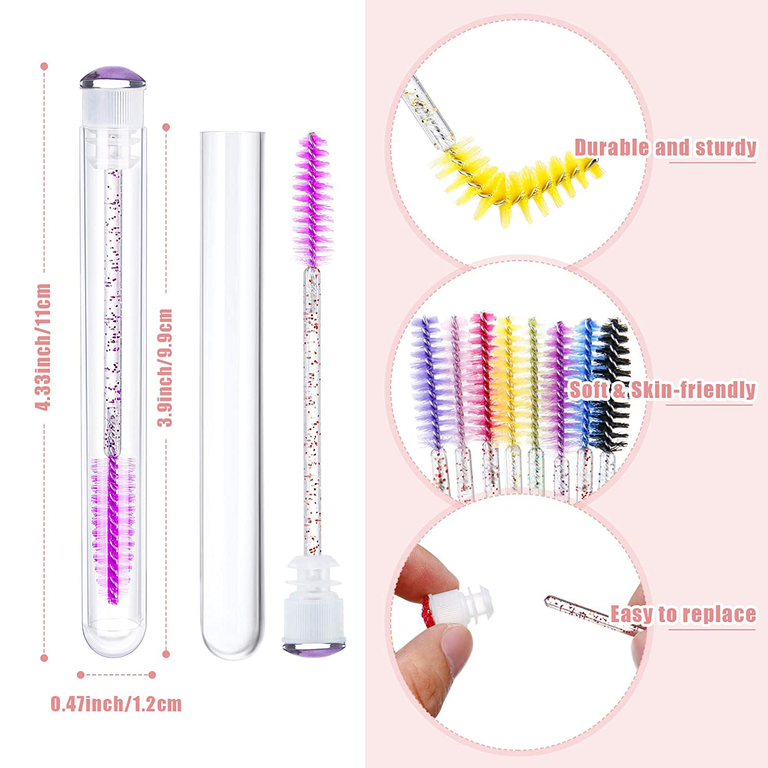 50pcs Reusable Unicorn Eyebrow - Eyelash Extension For Beginners recensie en prijs