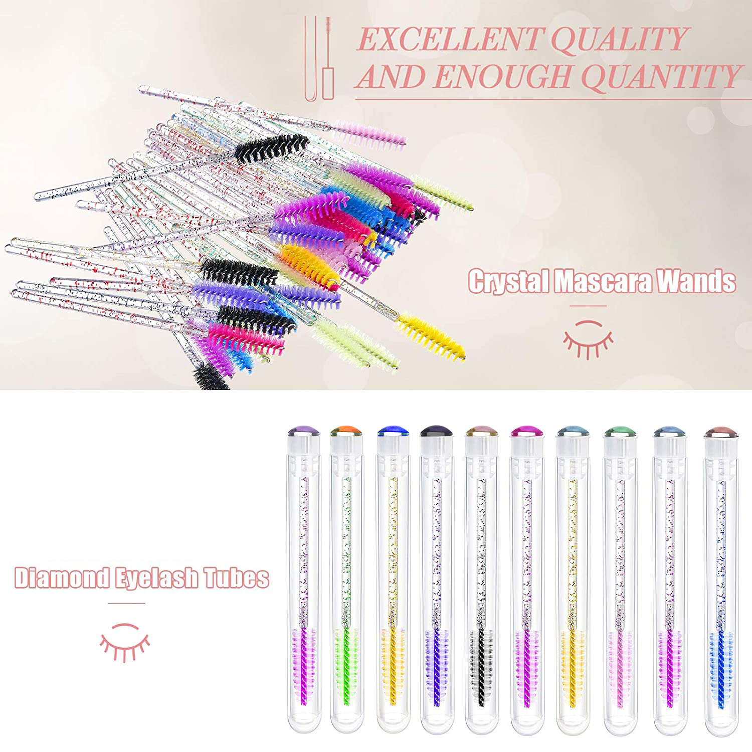 50pcs Reusable Unicorn Eyebrow - Eyelash Extension For Beginners recensie en prijs
