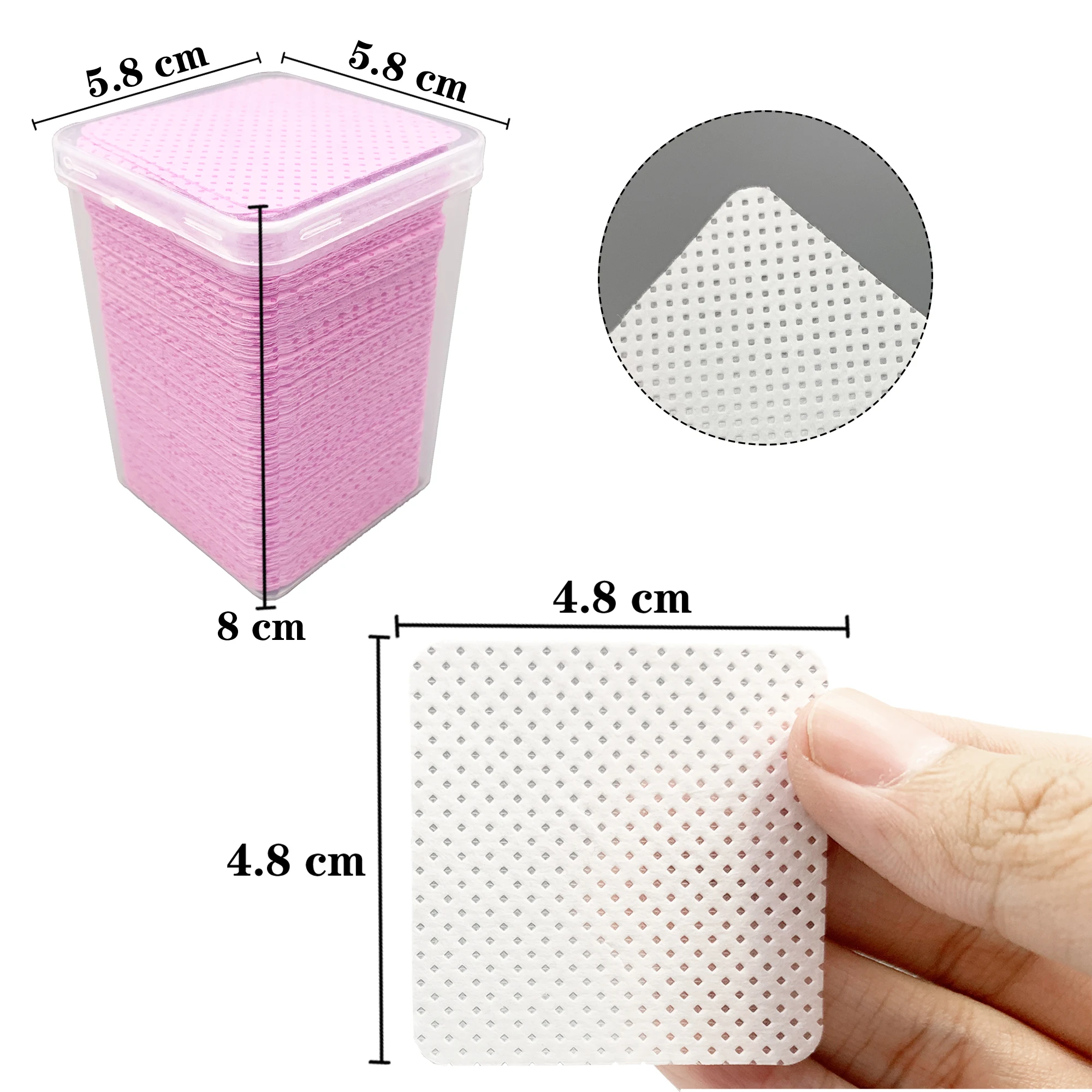 200Pcs/Box Lint Free Nail Wipe - Eyelash Extension Glasses recensie en prijs