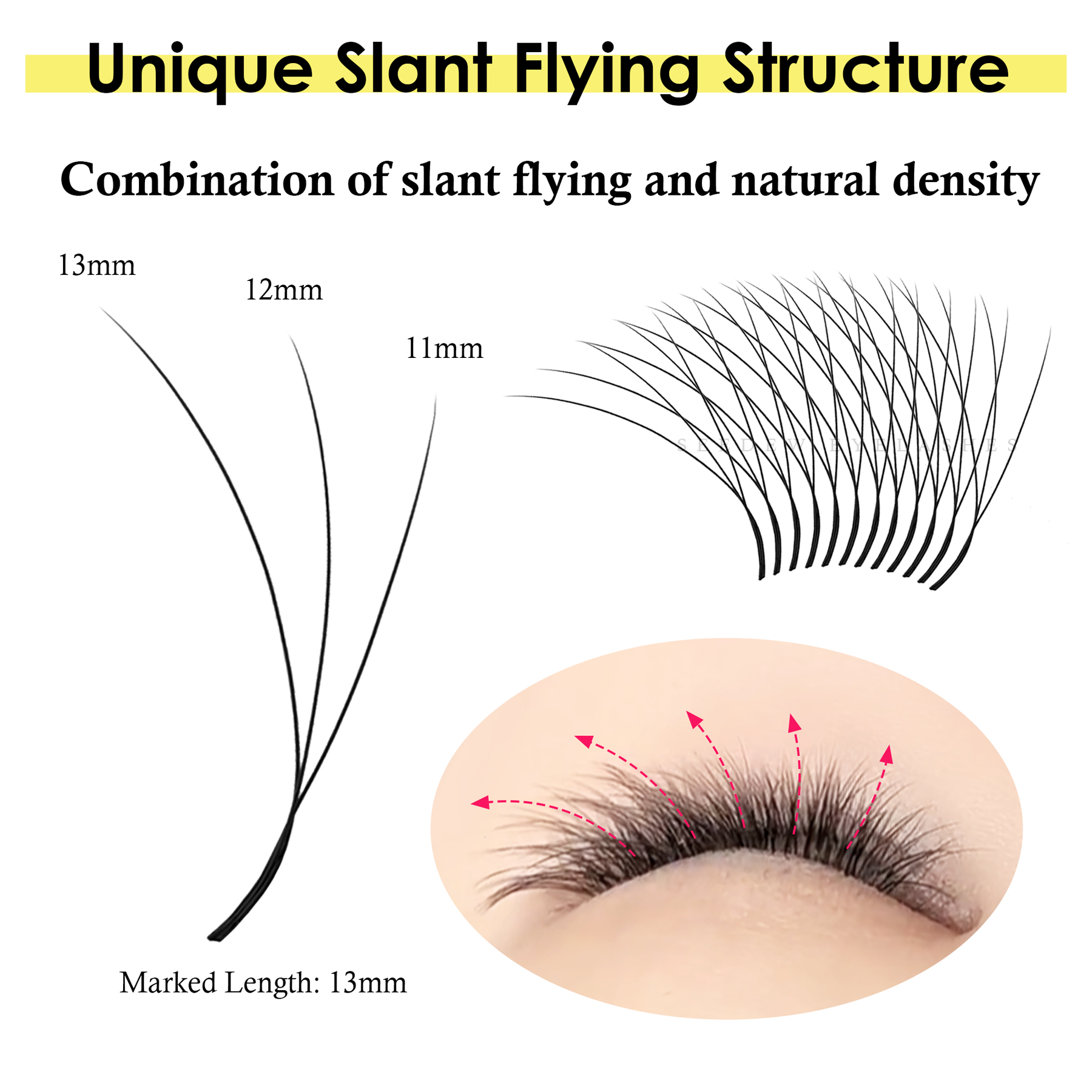 SEEDEW Fox 3D 4D Eyelash Exten - Eyelash Extension Cat Eye Wispy recensie en prijs