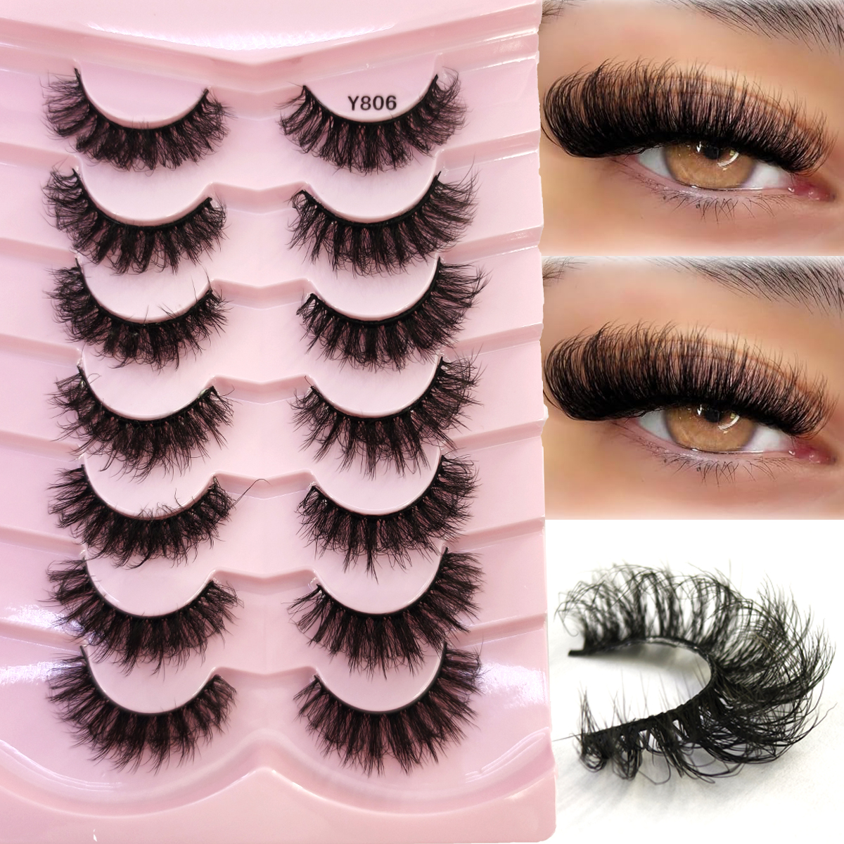 HBZGTLAD Fluffy Wispy Lashes N - Eyelash Extension Cat Eye Wispy recensie en prijs