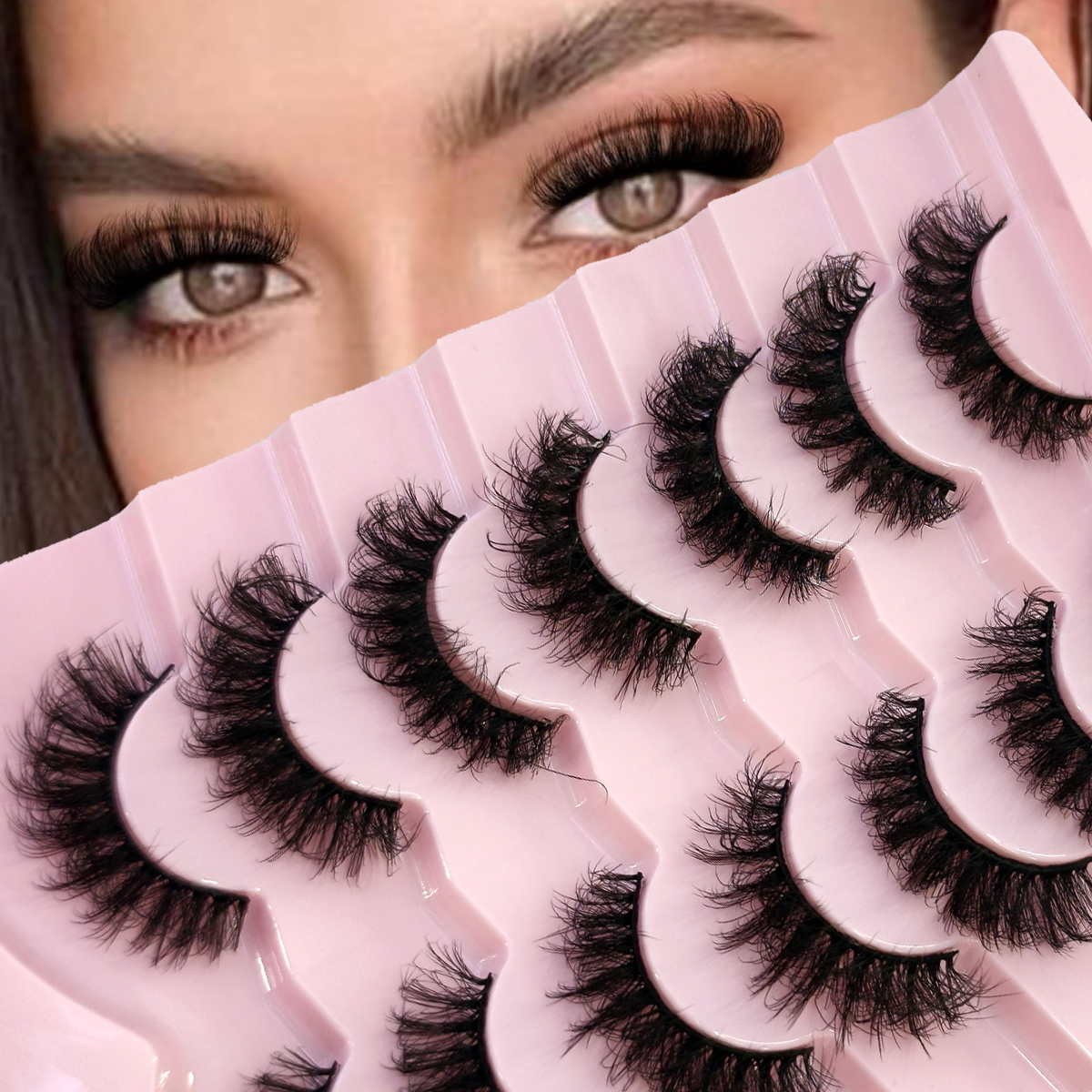 HBZGTLAD Fluffy Wispy Lashes N - Eyelash Extension Cat Eye Wispy recensie en prijs