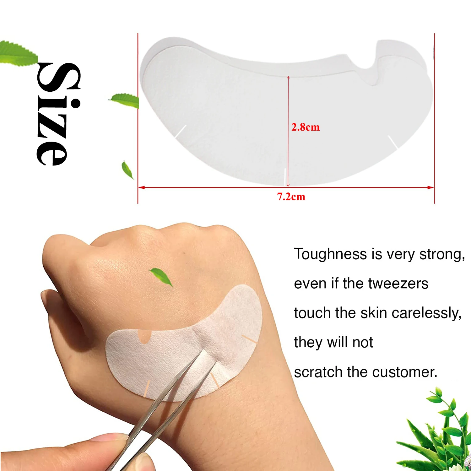 50/100PCS U Shape Eyelash Pads - Eyelash Extension Glasses recensie en prijs