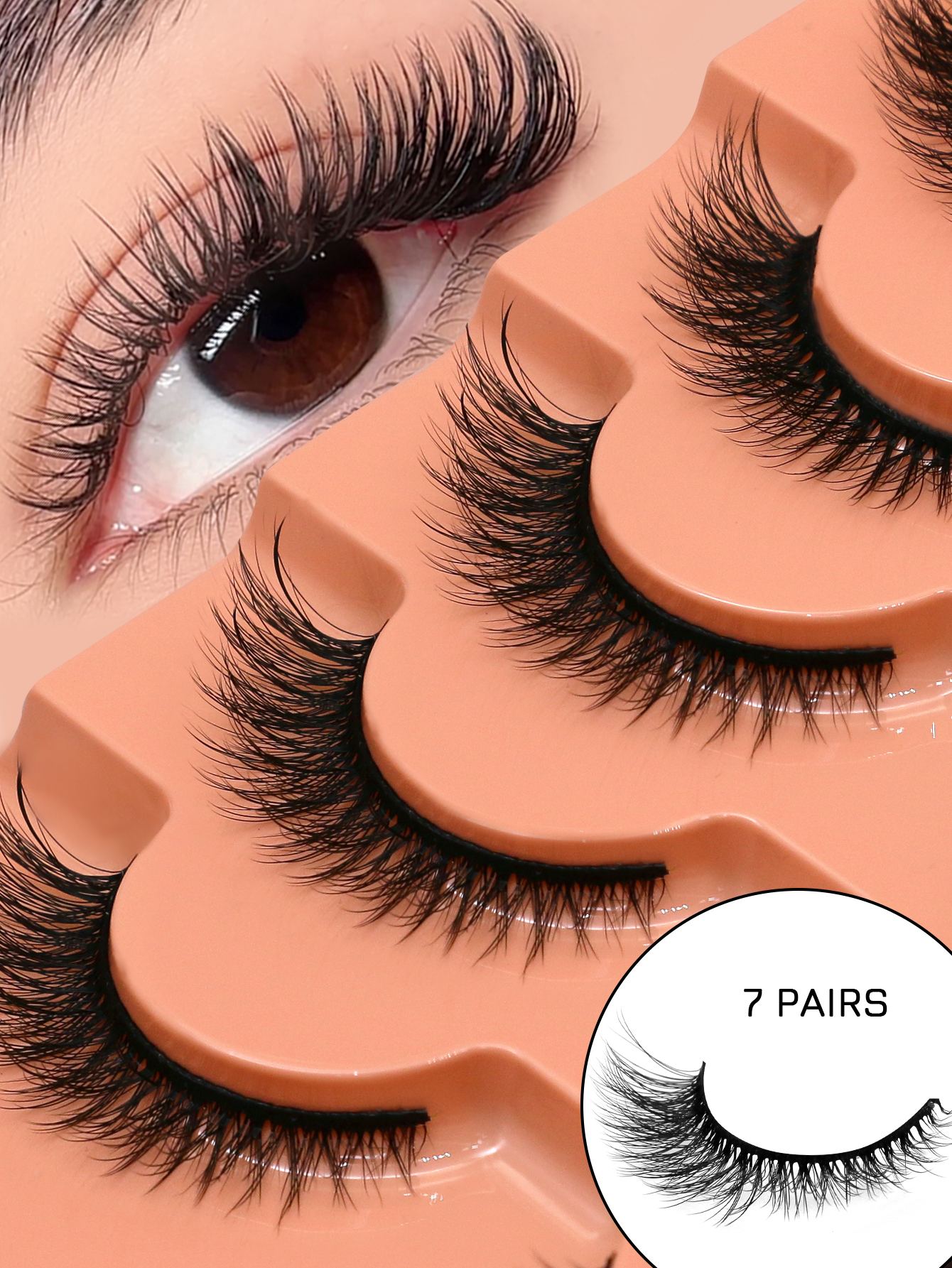 VELTRINAY Mink Lashes Fluffy 3 - Eyelash Extension Cat Eye Wispy recensie en prijs
