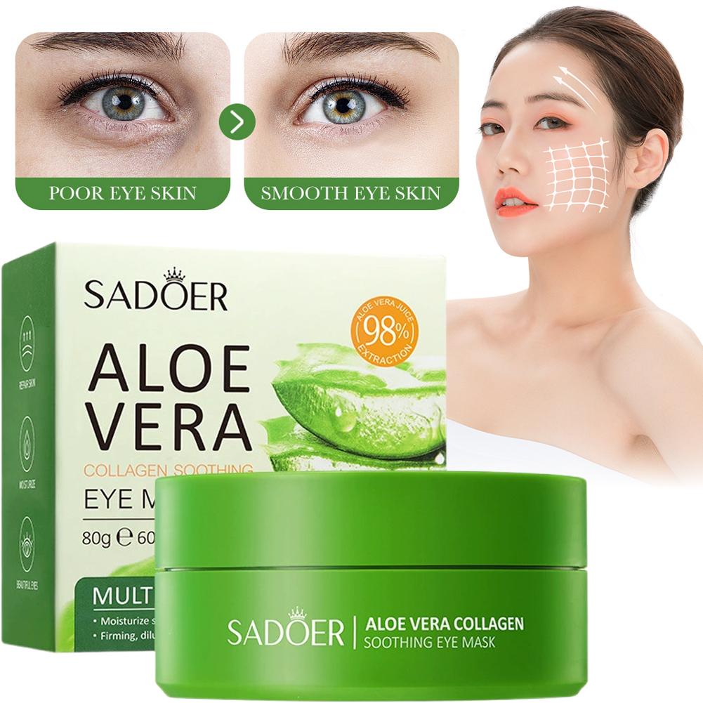 60pcs Aloe Vera Collagen Under - Eye Pad Collagen recensie en prijs