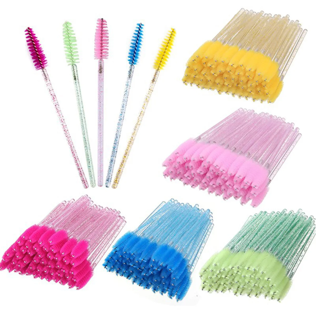 50pcs Eyelash Brushes Mascara  - Eyelash Extension Glasses recensie en prijs