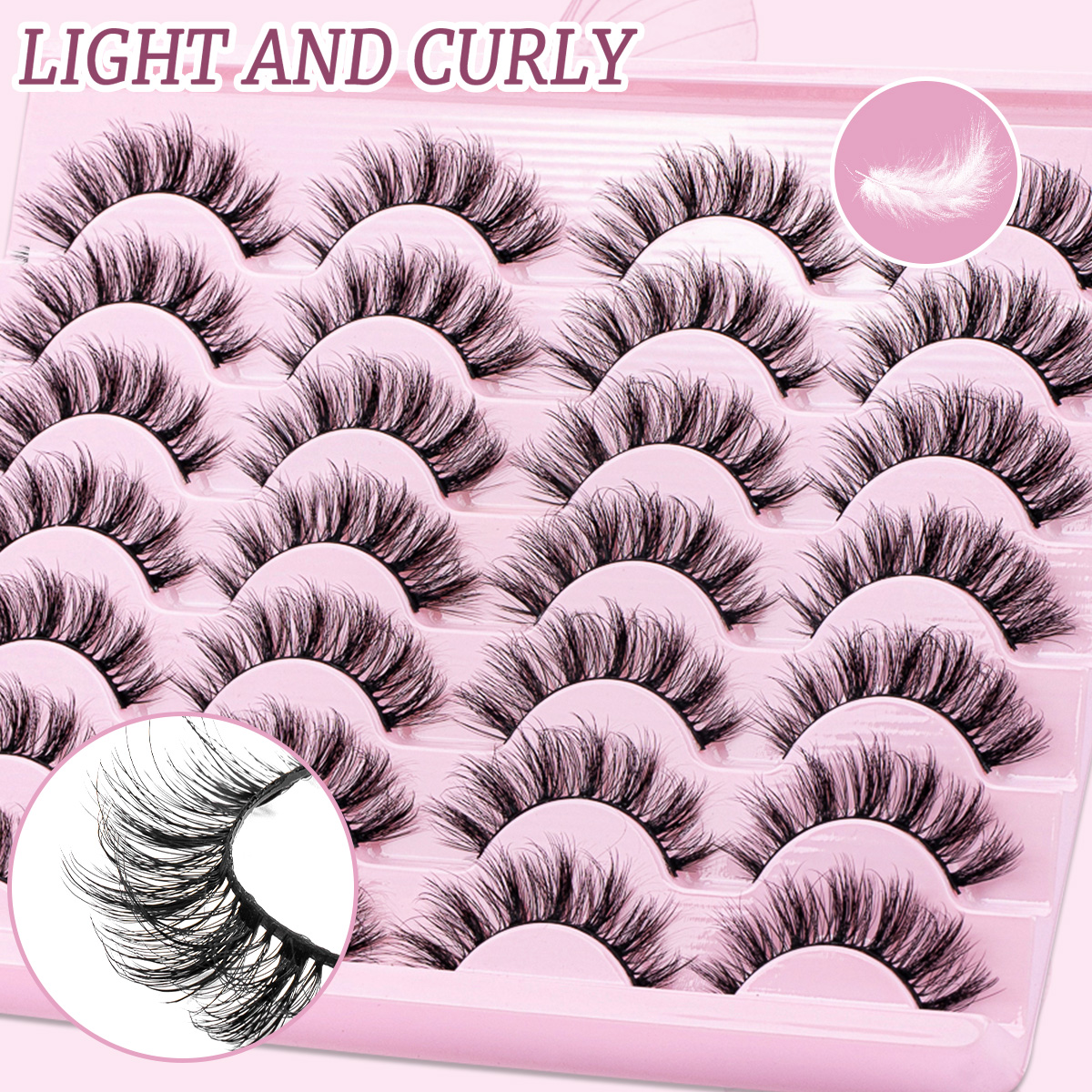 Cat Eye Lashes Faux Mink Eyela - Eyelash Extension Cat Eye Wispy recensie en prijs