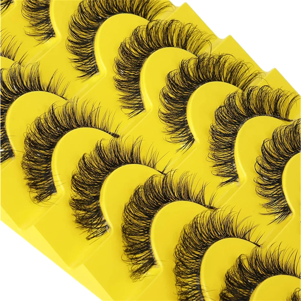10 Pairs 6D Super Fluffy Faux  - Eyelash Extension Cat Eye Wispy recensie en prijs