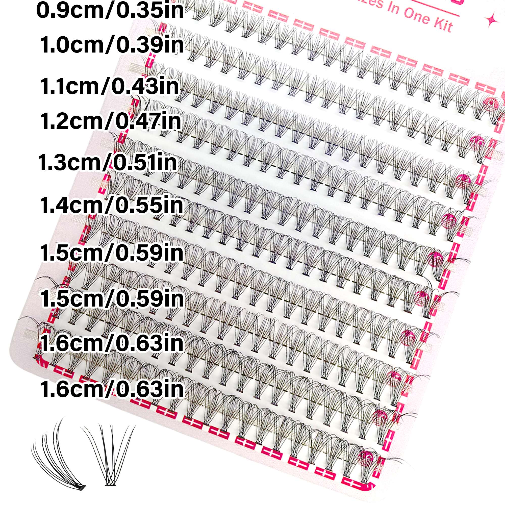 10D DOUBLE Volume False Eyelas - Eyelash Extension Double Volume recensie en prijs