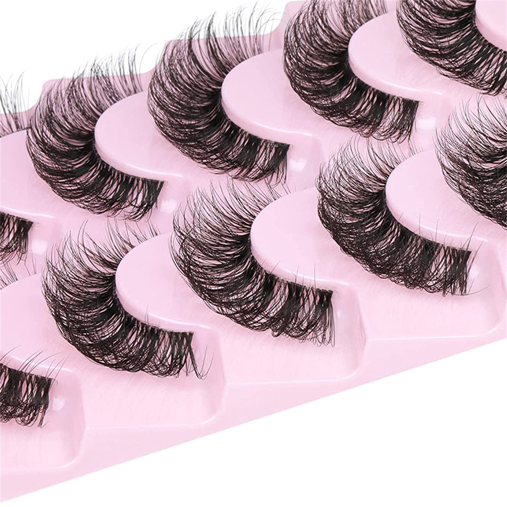 10 Pairs False Eyelashes 6D Su - Eyelash Extension Cat Eye Wispy recensie en prijs