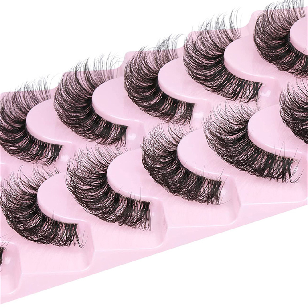 10 Pairs False Eyelashes 6D Su - Eyelash Extension Cat Eye Wispy recensie en prijs