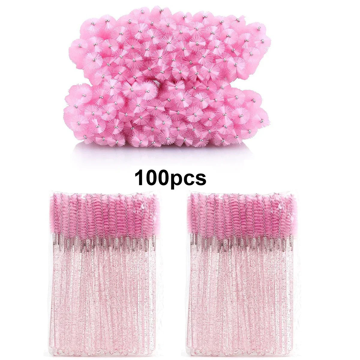 100pcs Disposable Eyelash Brus - Eyelash Extension For Beginners recensie en prijs