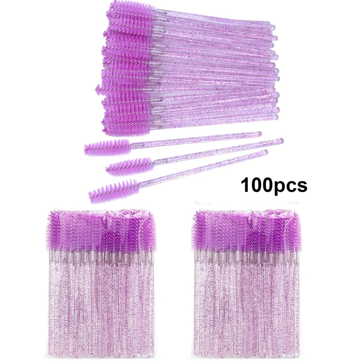 100pcs Disposable Eyelash Brus - Eyelash Extension For Beginners recensie en prijs