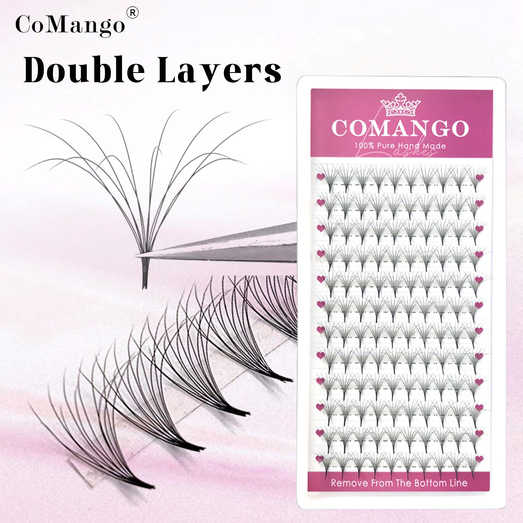 CoMango Double-Layer Fluffy Pr - Eyelash Extension Double Volume recensie en prijs