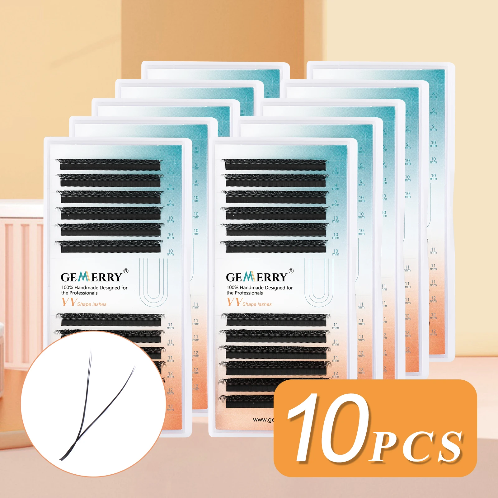 GEMEERY 10PCS YY Eyelash Exten - Eyelash Extension Double Volume recensie en prijs