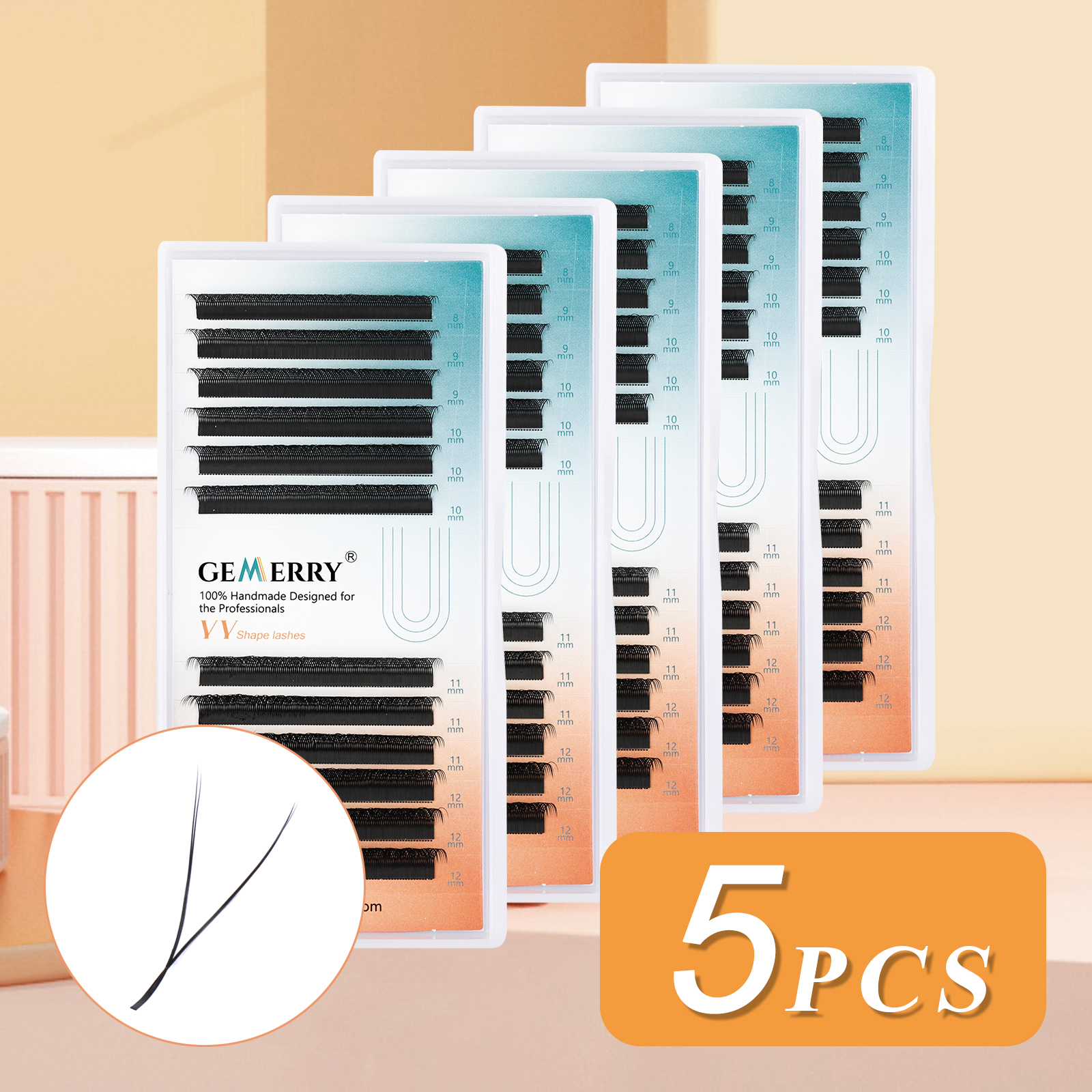 GEMEERY 10PCS YY Eyelash Exten - Eyelash Extension Double Volume recensie en prijs