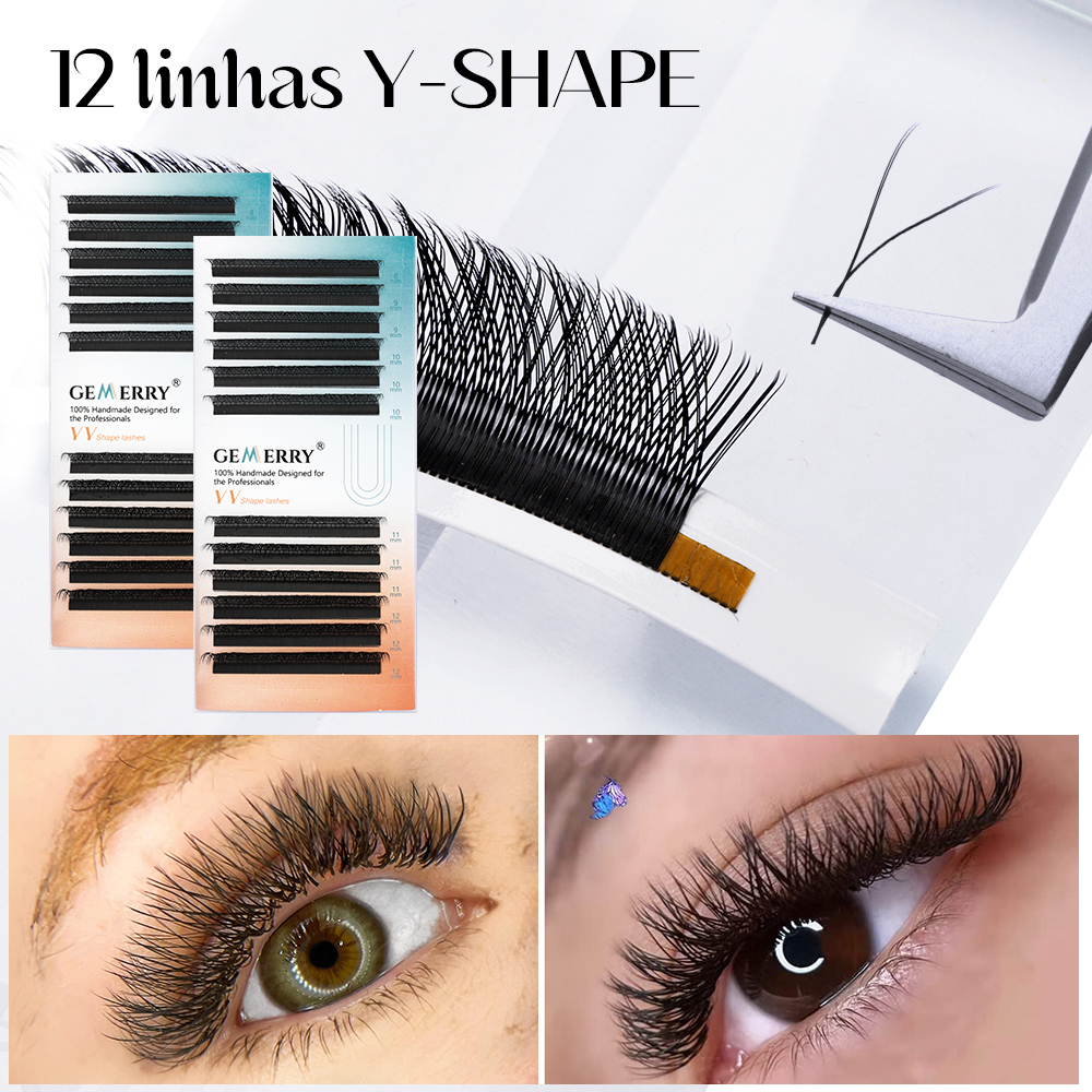 GEMEERY 10PCS YY Eyelash Exten - Eyelash Extension Double Volume recensie en prijs