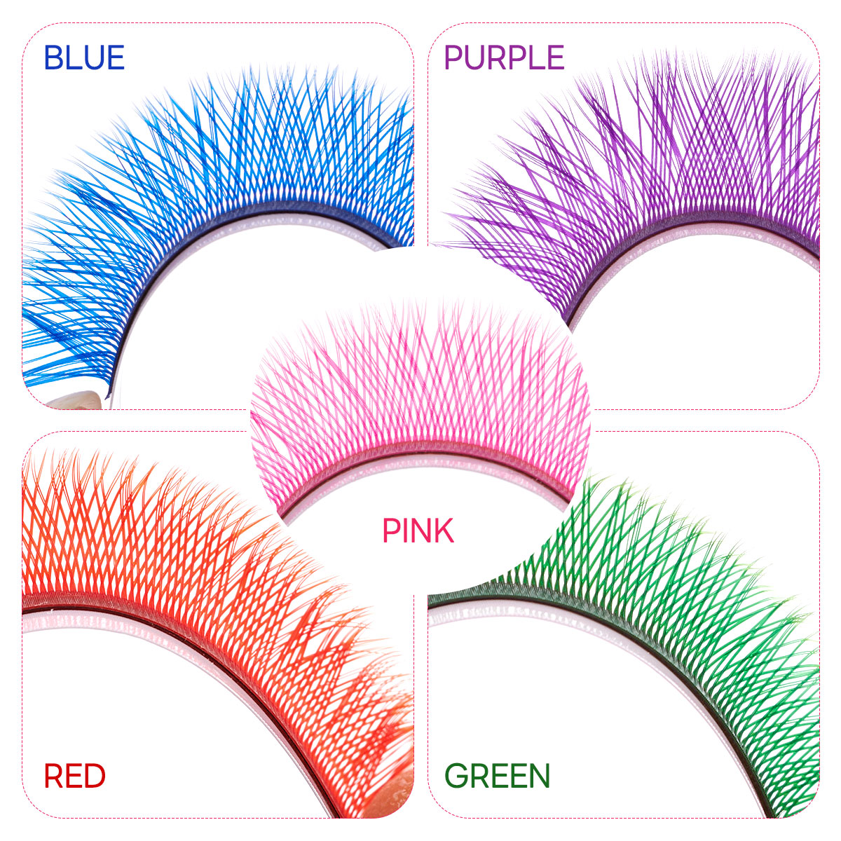 ARISON Mixed Color YY Lashes P - Eyelash Extension Double Volume recensie en prijs