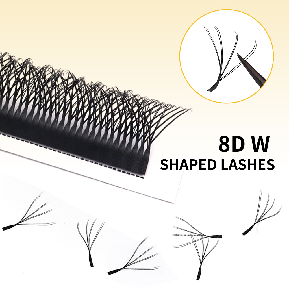 GEMERRY 4D/6D/8D/10D W Lashes  - Eyelash Extension Double Volume recensie en prijs