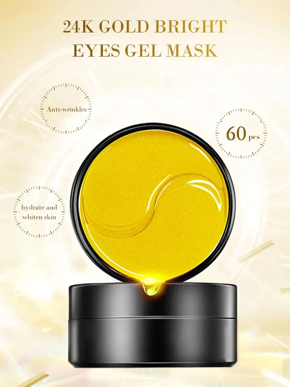 60pcs Golden Moisturizing Eye  - Eye Pad Collagen recensie en prijs