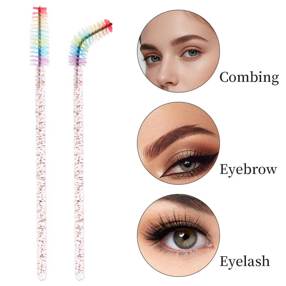 50PCS Rainbow Crystal Eyelash  - Eyelash Extension Glasses recensie en prijs