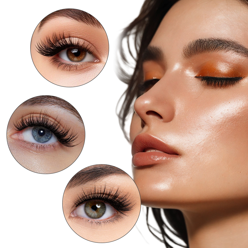 50PCS Rainbow Crystal Eyelash  - Eyelash Extension Glasses recensie en prijs