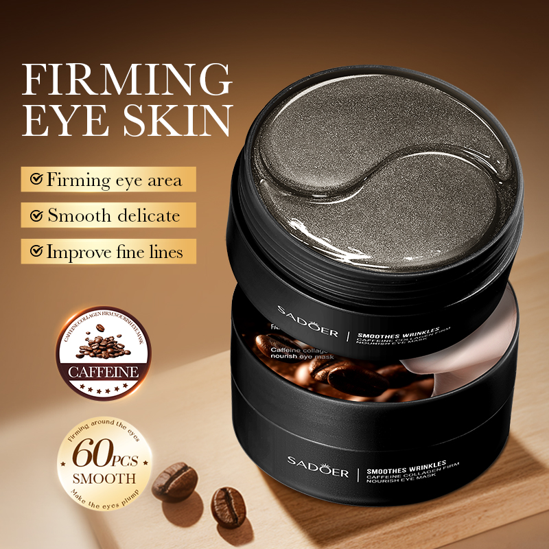60pcs SADOER Caffeine Crystal  - Eye Pad Collagen recensie en prijs
