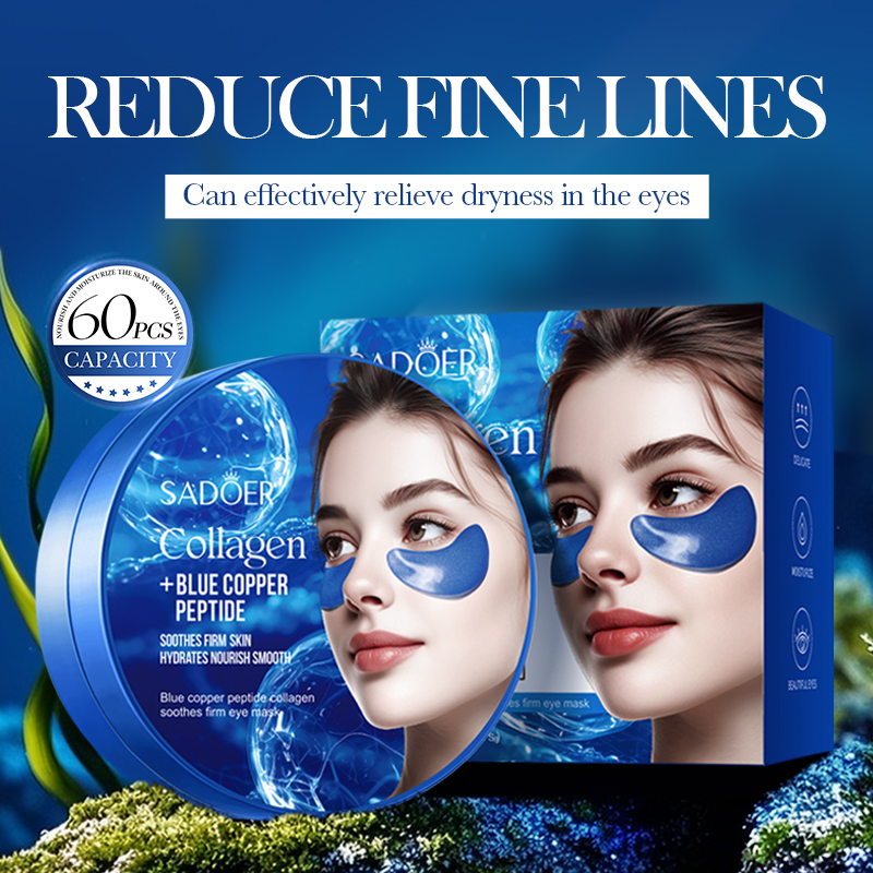 60pcs SADOER Caffeine Crystal  - Eye Pad Collagen recensie en prijs