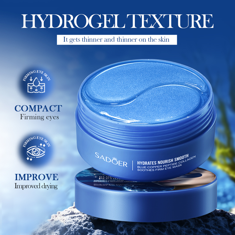 60pcs SADOER Caffeine Crystal  - Eye Pad Collagen recensie en prijs
