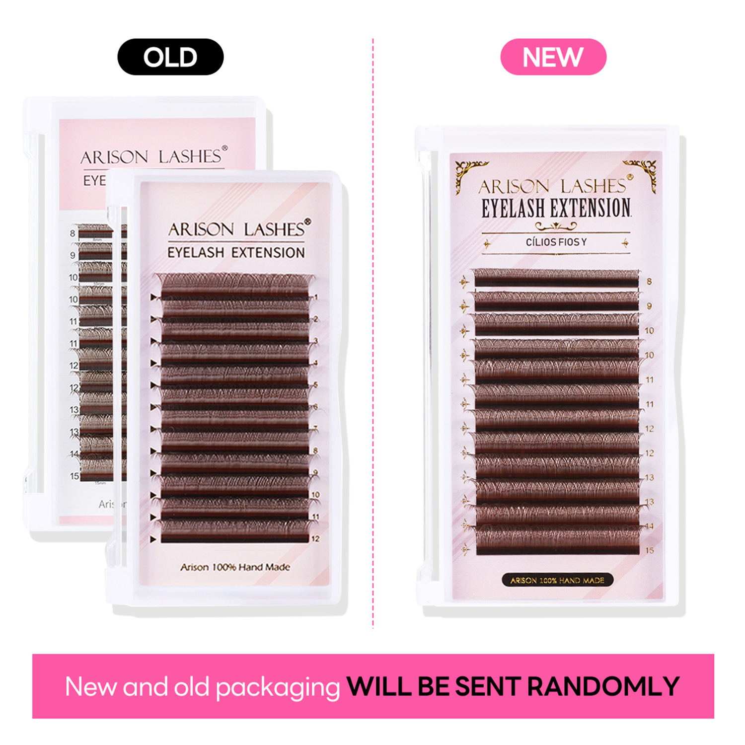ARISON Brown 2D YY Lashes Doub - Eyelash Extension Double Volume recensie en prijs