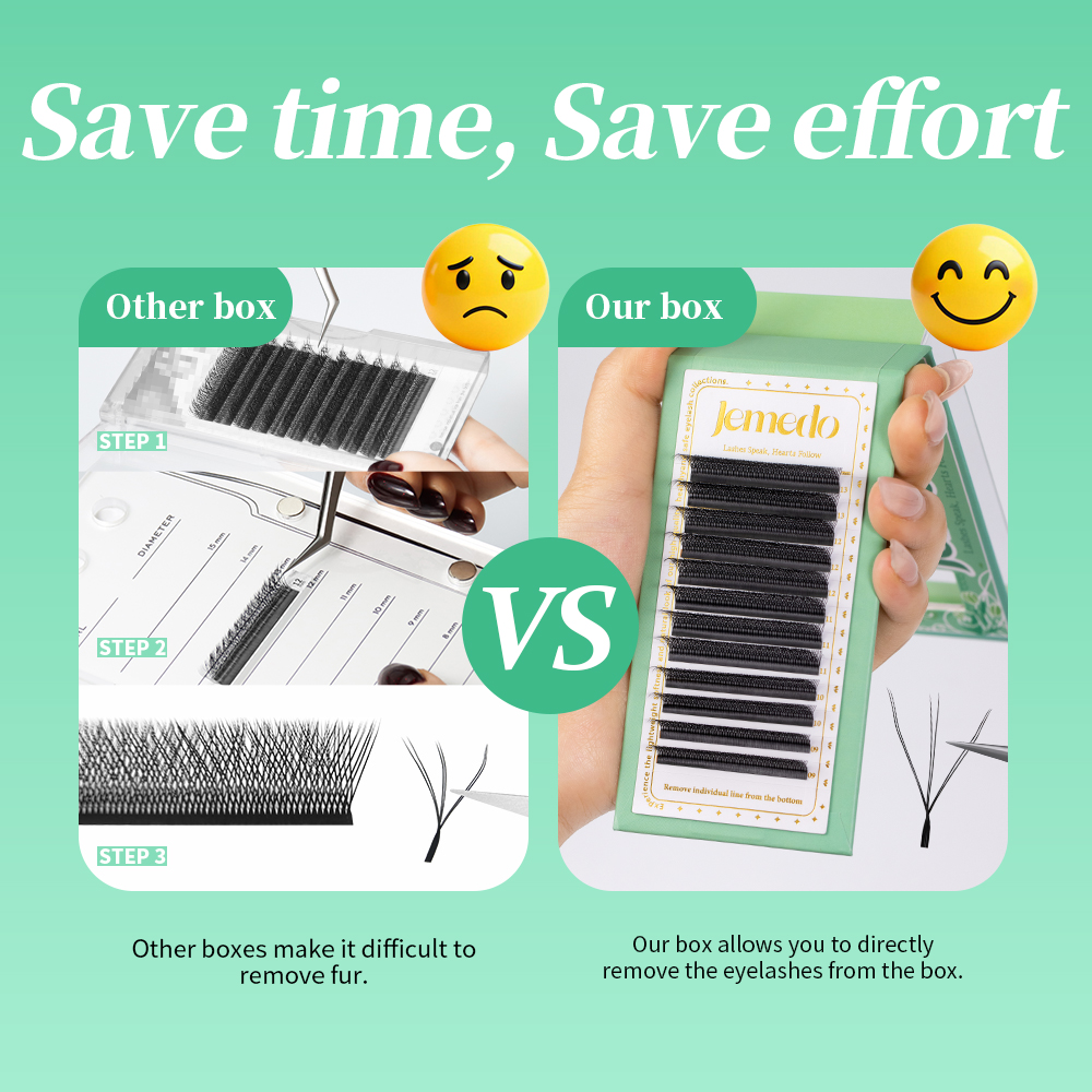 JEMEDO Double Tips 3DW Eyelash - Eyelash Extension Double Volume recensie en prijs