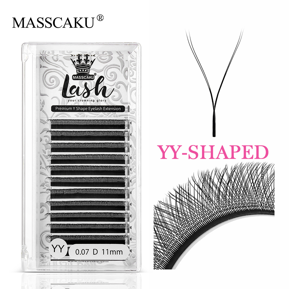 MASSCAKU Hot Selling Natural P - Eyelash Extension Double Volume recensie en prijs