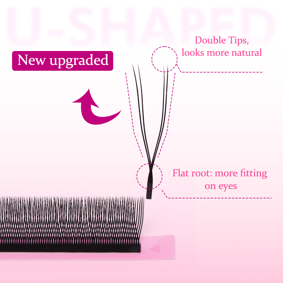 Rujade U Shaped YY Shaped Eyel - Eyelash Extension Double Volume recensie en prijs
