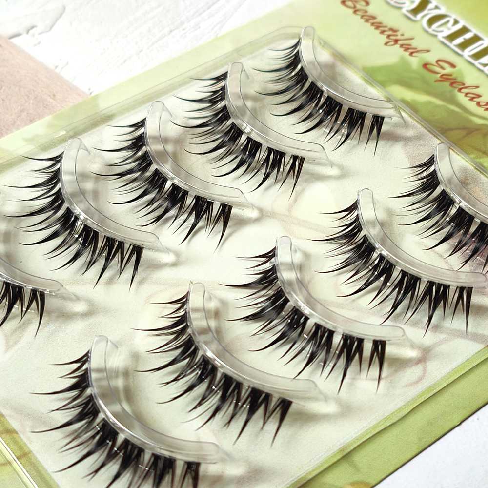 5 Pairs Natural Cat Eye False  - Eyelash Extension Cat Eye Wispy recensie en prijs
