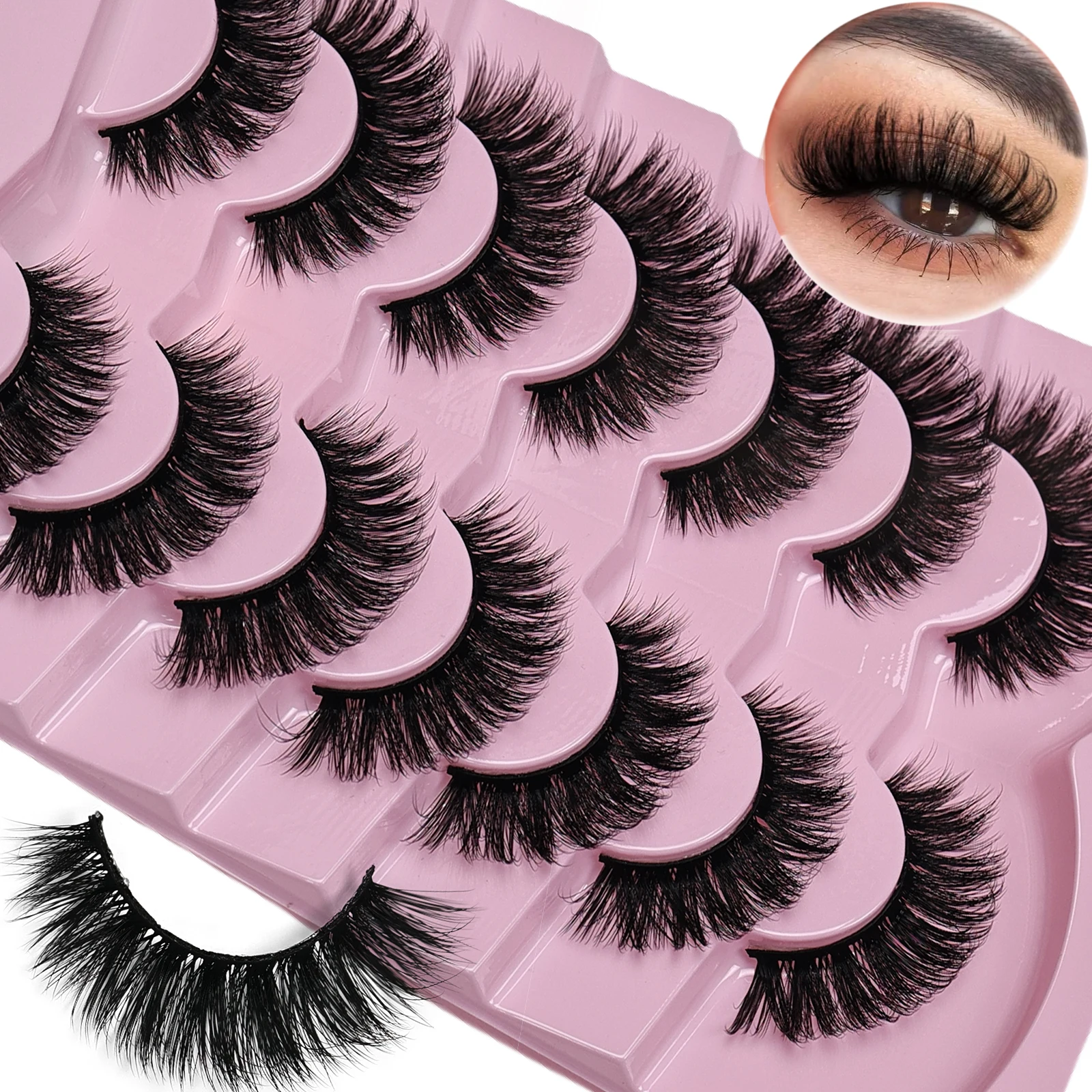 7 Pairs Cat Eye Lashes Volume  - Eyelash Extension Cat Eye Wispy recensie en prijs