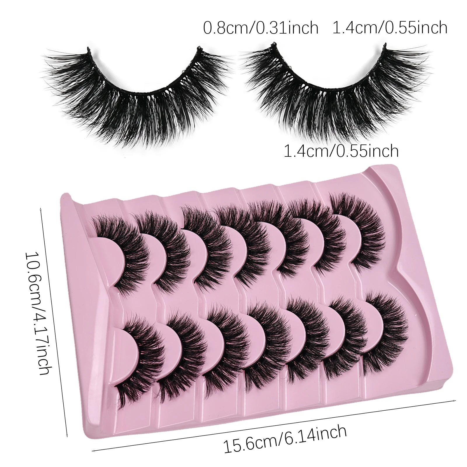 7 Pairs Cat Eye Lashes Volume  - Eyelash Extension Cat Eye Wispy recensie en prijs
