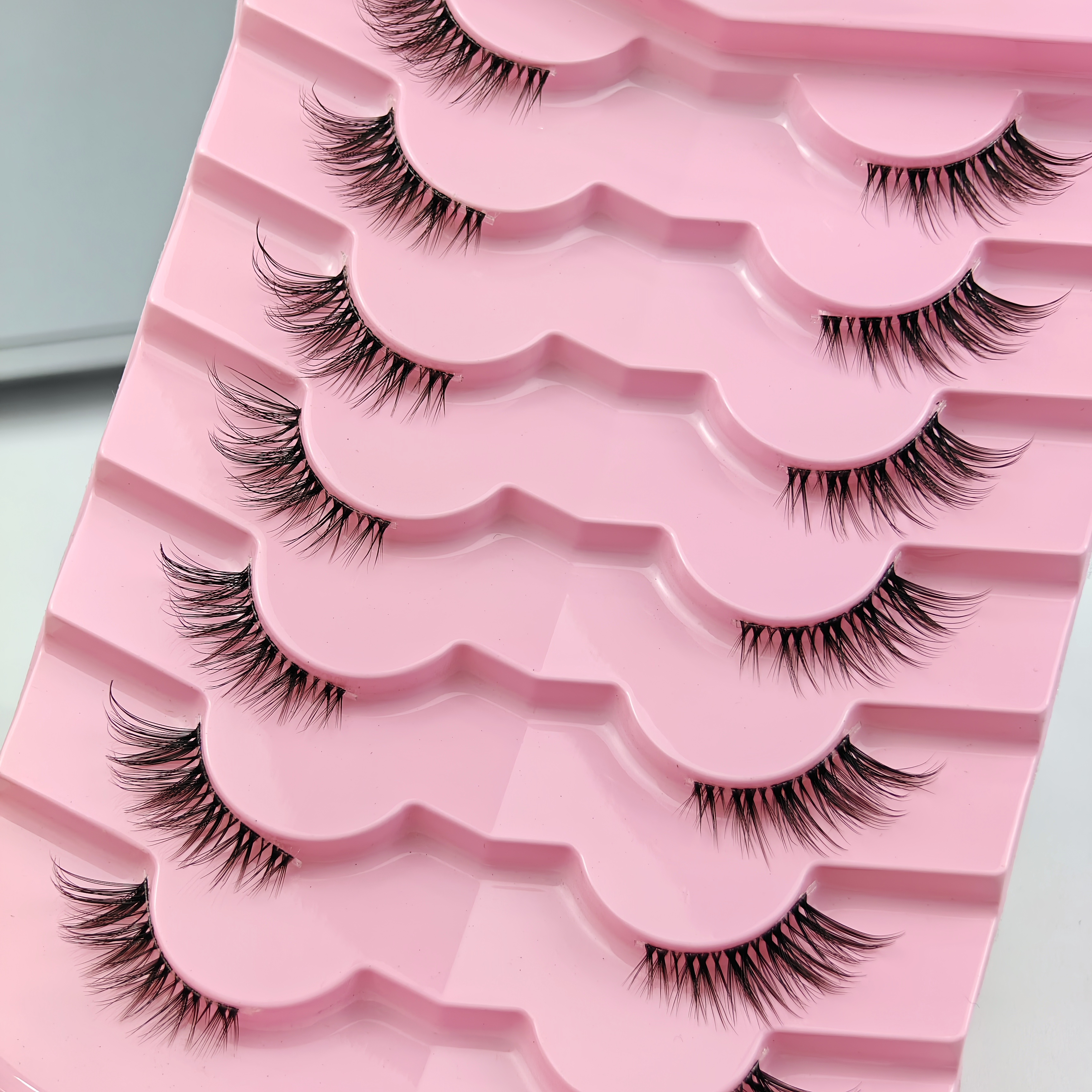 7 Pairs Half Lashes With Clear - Eyelash Extension Cat Eye Wispy recensie en prijs