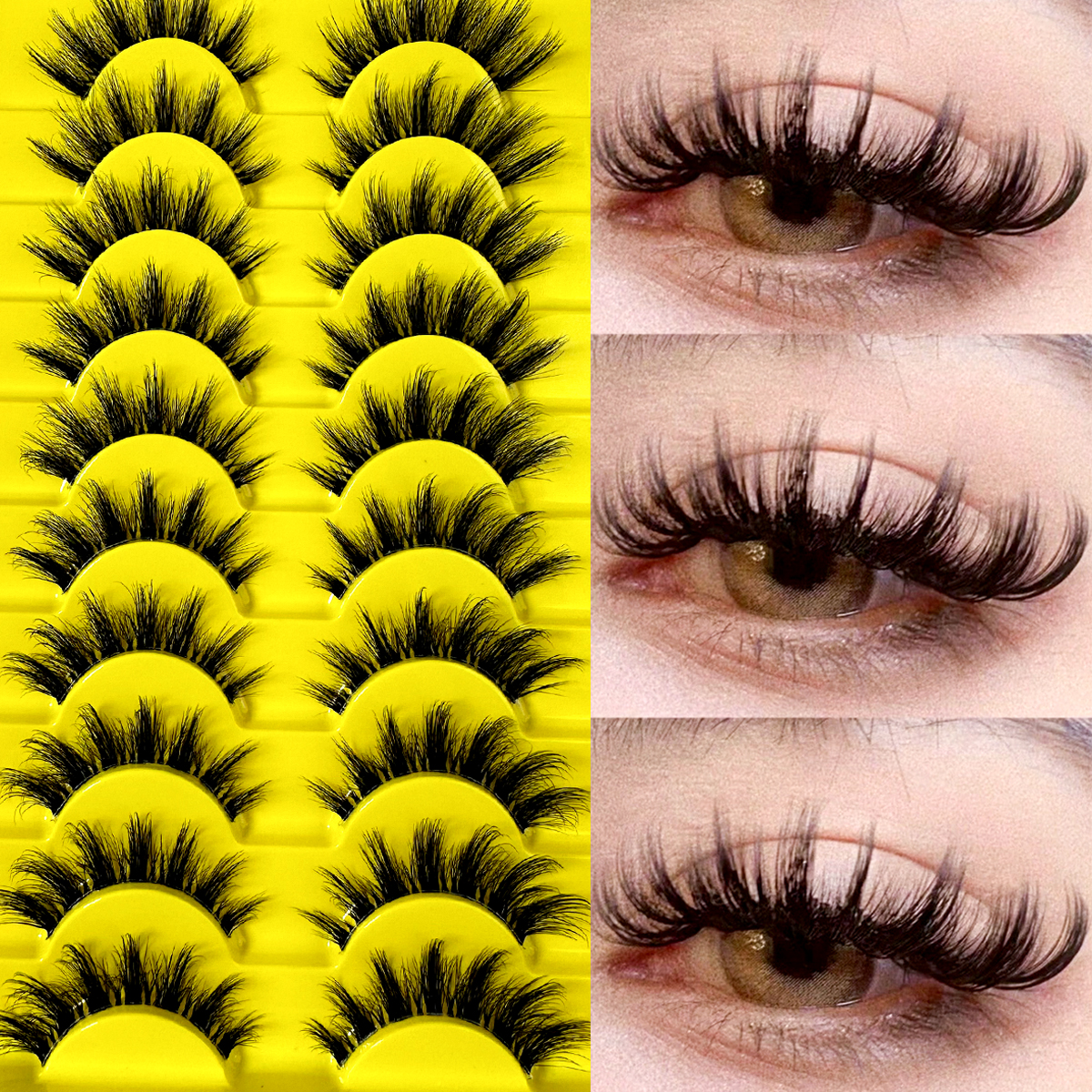 10 Pairs Cat Eye Lashes Natura - Eyelash Extension Cat Eye Wispy recensie en prijs