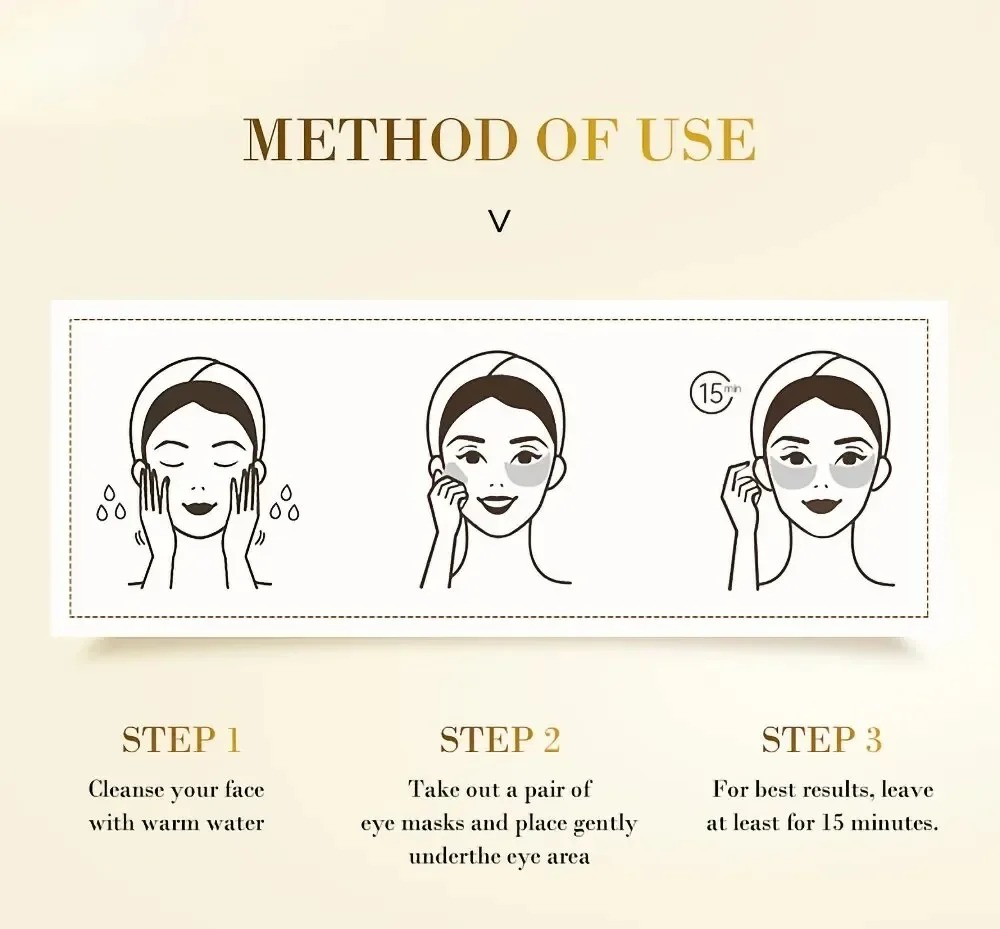 60pcs Golden Moisturizing Eye  - Eye Pad Collagen recensie en prijs