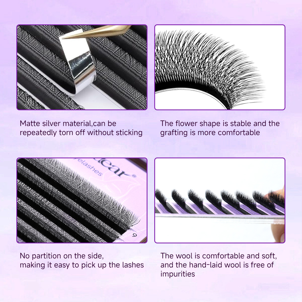 MerrdearWholesale 10trays/set  - Eyelash Extension Double Volume recensie en prijs