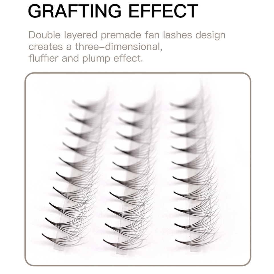 AGUUD 6D Double Layers Fluffy  - Eyelash Extension Double Volume recensie en prijs
